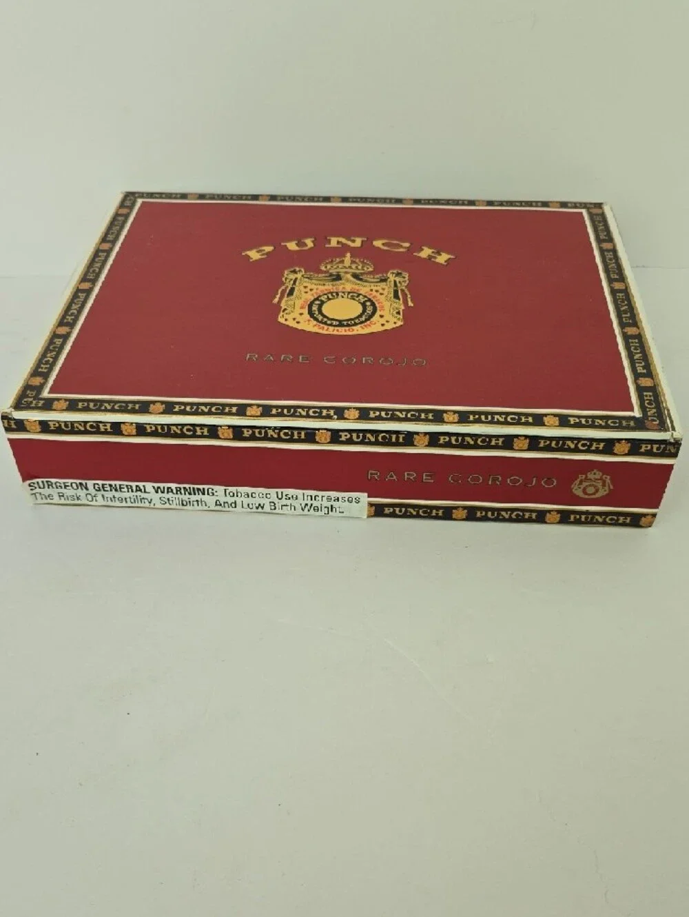 Vintage Punch Rare Corojo Red Empty Cigar Craft Box
